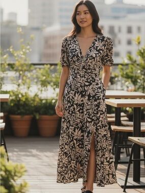 Faherty Sorrento Printed Maxi Dress